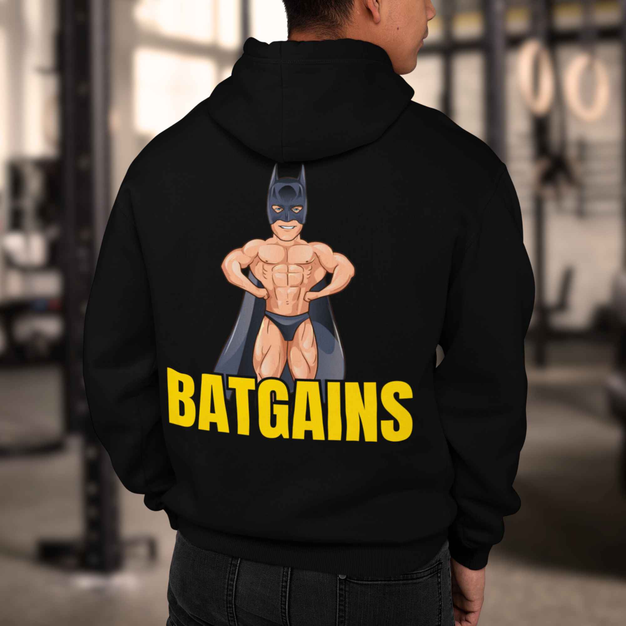 Batgains - Hoodie for Men - Back Print